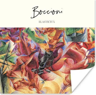 Produktbild von MuchoWow® Poster Kunst - Futurismus - Boccioni 75x75 cm - Wand Dekoration