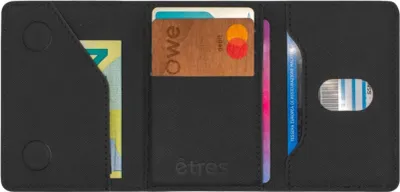 Produktbild von Etres Flaches Portemonnaie mit SNAP CONNECT, MagSafe, 5 Kartenfächern und Bargeldfach