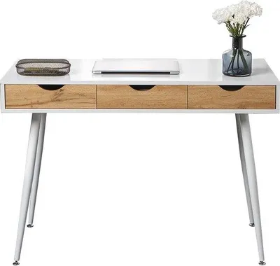 Produktbild von Famanu Computertisch mit 3 Schubladen - 110x50x78 cm