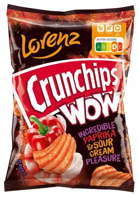 Immagine prodotto di Lorenz Crunchips WOW Paprika & Sour Cream