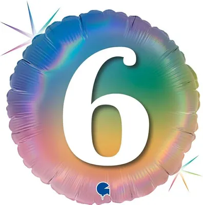 Produktbild von 18"/Ø45cm Folienballon "Happy Colourful Rainbow" | 6
