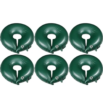 Produktbild von Dopwii 6er Set Ring-Bewässerungsbeutel, 10 Gallonen, PVC, grün, langsamfreisetzend, für Bäume & Sträucher