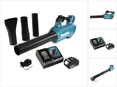 Immagine prodotto di Soffiatore a batteria Makita DUB 184 RT1 18 V brushless + 1x batteria 5,0 Ah + caricabatterie
