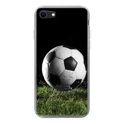 Obrázek produktu pro Kryt na mobilní telefon pro Apple iPhone 8 Fotbal v trávě Silikonové měkké pouzdro