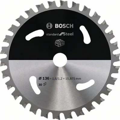 Produktbild von PRO Steel cordless Kreissägeblatt, 136 x 1,6 x 15,875 mm