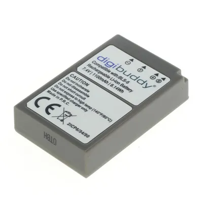 Produktbild von digibuddy Akku kompatibel zu Olympus BLS-5 / BLS-50 Li-Ion