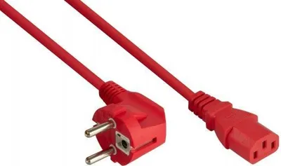 Obrázok produktu pre Kabelmeister SK0130-R010, 1 m, Zástrčka typu E + F, IEC C13, H05VV-F3G, 250 V, 10 A