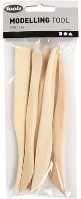 Produktbild von Creativ Company 10315, Modellierungswerkzeugsatz, Holz, Holz, Keramik, 150 mm, 6 Stück(e)