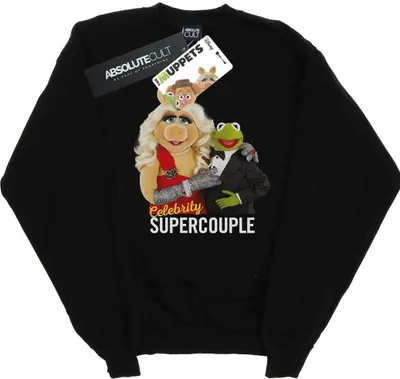 Produktbild von Disney - "The Muppets Celebrity Supercouple" Sweatshirt für Herren BI42336 (L) (Schwarz)