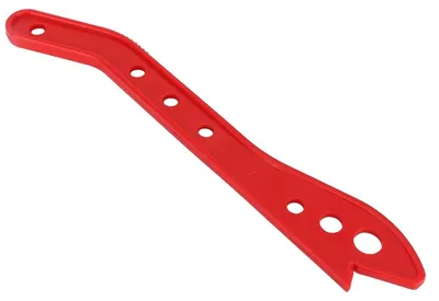 Productafbeelding van Duwstok Veiligheid - Houtbewerking Duwstok - Veilig Zagen - Ergonomisch Handvat - 42 cm - Rood