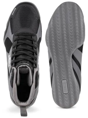 Immagine prodotto di Scarpe da boxe HESKIN Nero/Grigio/Bianco 43 Lonsdale