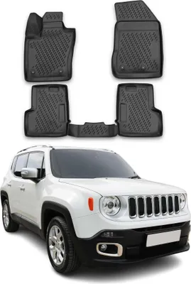 Produktbild von 2014-2024 Jeep Renegade Fußmatten TPE Schwarz 4 tlg