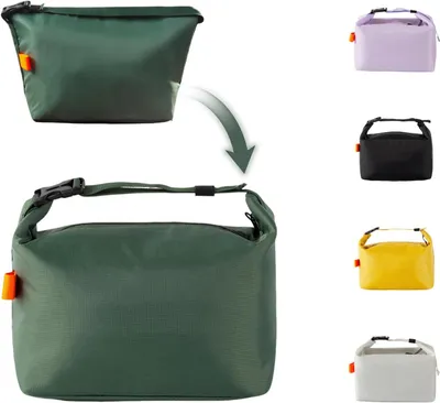 Produktbild von Lunchtasche kakigrün, auswegsicher, wasserdichte Kühltasche mit großem Fassungsvermögen, für Arbeit