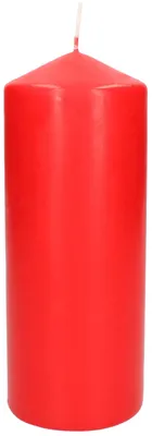 Productafbeelding van KOTARBAU® Stompkaarsen 200 mm kolomkaarsen blokkaarsen diameter 80 mm rood