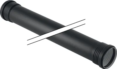 Produktbild von Geberit 390211141 Silent-PP Rohr mit zwei Muffen