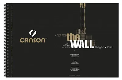 Immagine prodotto di Album per pennarelli Canson The Wall A4+ 220 g/m², 30 fogli, spirale