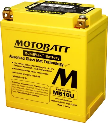 Obrázek produktu pro Motobaterie MOTOBATT MB10U 14,5 Ah