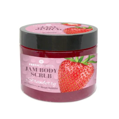 Obrázek produktu pro Fresh Secrets Peeling na tělo s pečujícím účinkem, jahoda 320 ml