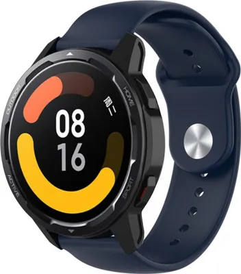 Produktbild von Strap-it Xiaomi Watch S1 Sportarmband (Dunkelblau)