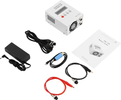 Produktbild von Batteriekapazitätstester, Präzisionslasttest, LCD-Display, Off White