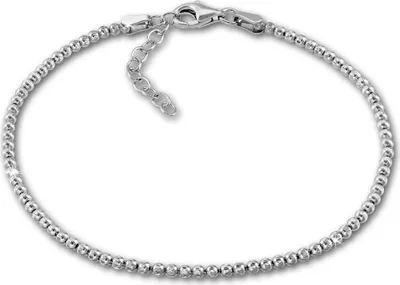 Image de SilberDream Bracelet Femme boules 925 argent diamanté 18-21cm argent SDA1108J