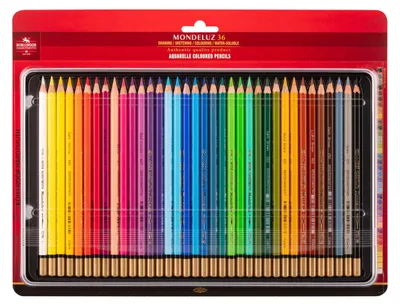 Produktbild von Aquarell- Buntstifte  36er Set im Metalletui