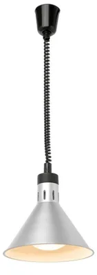 Produktbild von KBS Heizlampe Infrarot Silber Eloxiert mit Leuchtmittel 275x275x250 mm