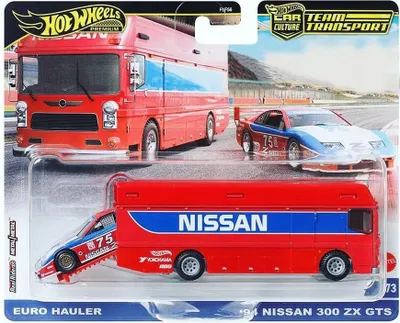 Produktbild von HOT WHEELS Premium Team Transport '94 Nissan 300 ZX GTS & Euro Hauler #73
