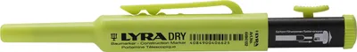 Produktbild von Lyra L4494102, LYRA DRY ECO Tieflochmarker, Baumarker, inkl. Spitzer und Clip, Universal-Graphit-Mine in 2B, 2,8 mm für alle Oberflächen, Grau