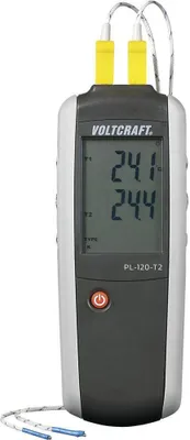 Produktbild von VOLTCRAFT PL-120 T2 Temperatur-Messgerät -200 - +1372 °C Fühler-Typ K, J