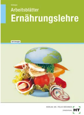 Image de Arbeitsblätter mit eingetragenen Lösungen Ernährungslehre