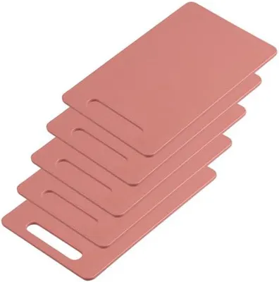 Produktbild von Kesper 32463 | 5er Set Schneidebrett PP-Kunststoff 23,5 x 14,5 x 0,5 cm Rot