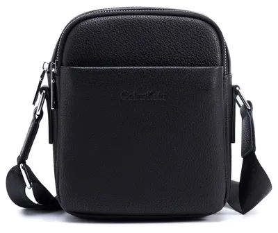 Immagine prodotto di Borsa a tracolla in pelle nera Colins Keirs, con tracolla regolabile