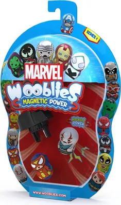Produktbild von Wooblies Marvel 2 Figuren + Raketenwerfer