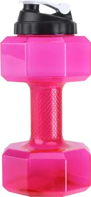 Zdjęcie produktu dla Sportowa butelka wody do ćwiczeń w kształcie hantli o dużej pojemności Fitness Gym Training Cup Rose Red