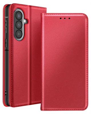 Produktbild von Avizar, Etui Galaxy A57 Folio mit Kartenfächern und Standfunktion, Rot