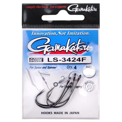 Packaging for Gamakatsu fishing hooks.
