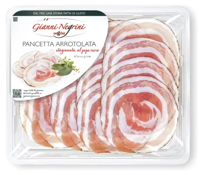 Image de Pancetta au poivre noir, 110 g - Negrini