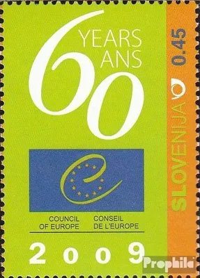 Produktbild von Briefmarken Slowenien 2009 Mi 716 (kompl.Ausg.) postfrisch 60 Jahre Europarat