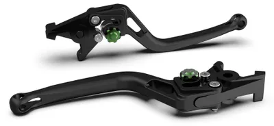 Produktbild von LSL Kupplungshebel BOW L83R,schwarz perlgestrahlt/grün
