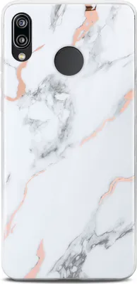 Produktbild von ONEFLOW® Sense Case kompatibel mit Huawei P20 Lite - Hülle in Marmor Optik, Dedication