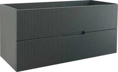Obrázok produktu pre Kúpeľňová skrinka pod umývadlo Jungborn SEDICI čierna 120 x 57 x 50 cm 55743