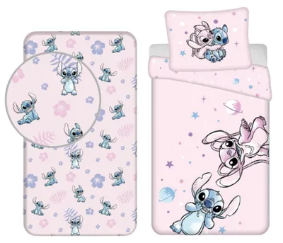 Produktbild von Lilo & Stitch Schlafzimmer-Set; Bettbezug und Bettlaken