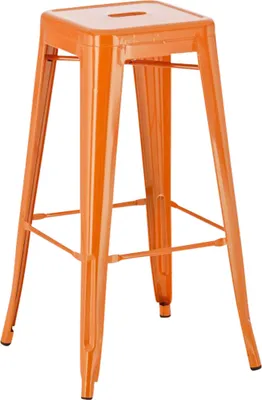 Produktbild von TPFLiving Barhocker Joy Metall Orange