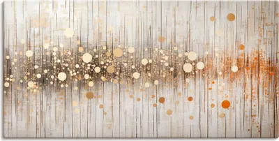 Produktbild von ARTland Leinwandbild ABSTRAKTE KUNST Eleganz Größe: 150x75 cm
