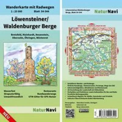 Obrázek produktu pro Löwensteiner/Waldenburg 1 : 25 000, list 54-544