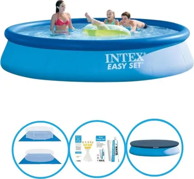 Produktbild von Intex Pool Easy Set 396x84 cm - Inklusive Zubehör