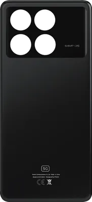 Obrázok produktu pre Clappio, náhradné zadné sklo pre Xiaomi Poco X6 Pro, čierne