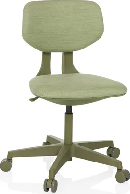 Produktbild von hjh OFFICE Kinderdrehstuhl KID COLORE Schreibtischstuhl für Kinder höhenverstellbar ohne Armlehnen Stoff