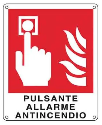 Image de PANNEAU « BOUTON D'ALARME INCENDIE » 20 x 30 cm